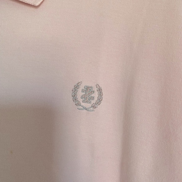 Men shirt Golf Pink 3 button polo w/ collar soft lightweight short sleeve XXL - Picture 5 of 6